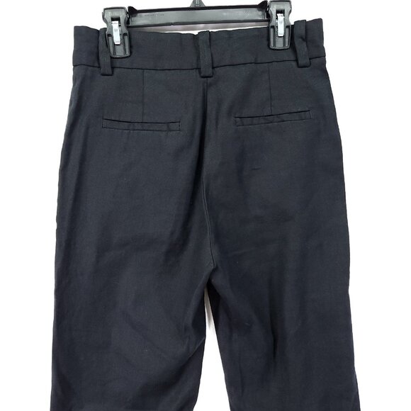 Massimo Dutti Wool Blend Dress Pants Size 2 Straight Leg Pockets - Picture 11 of 13